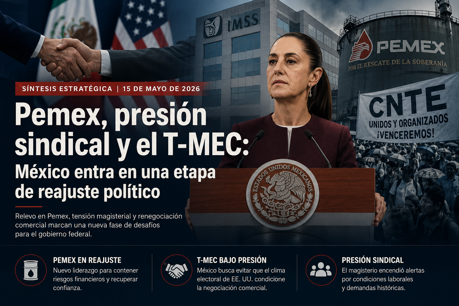 “Pemex, presión sindical y el T-MEC: México entra en una etapa de reajuste político”